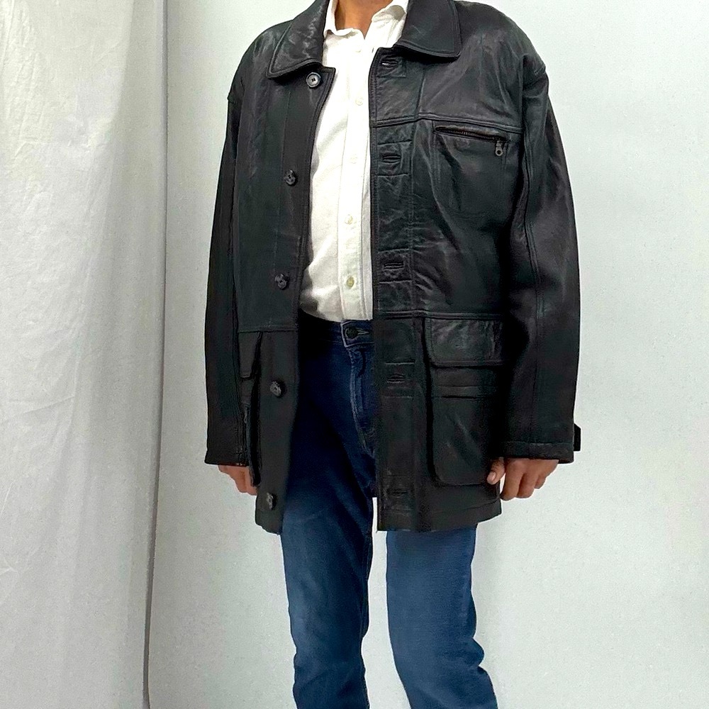 Vintage 90’s Danier Canada Genuine Leather  Thinsulate Bomber Jacket Coat - Picture 15 of 15